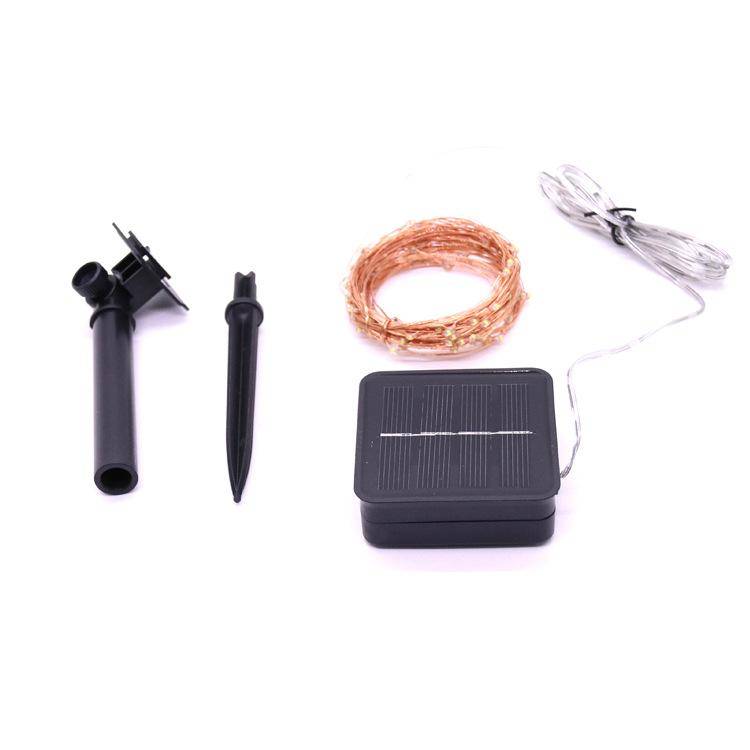LED-Lichterkette (10 m) mit Solarzelle 1 Packung