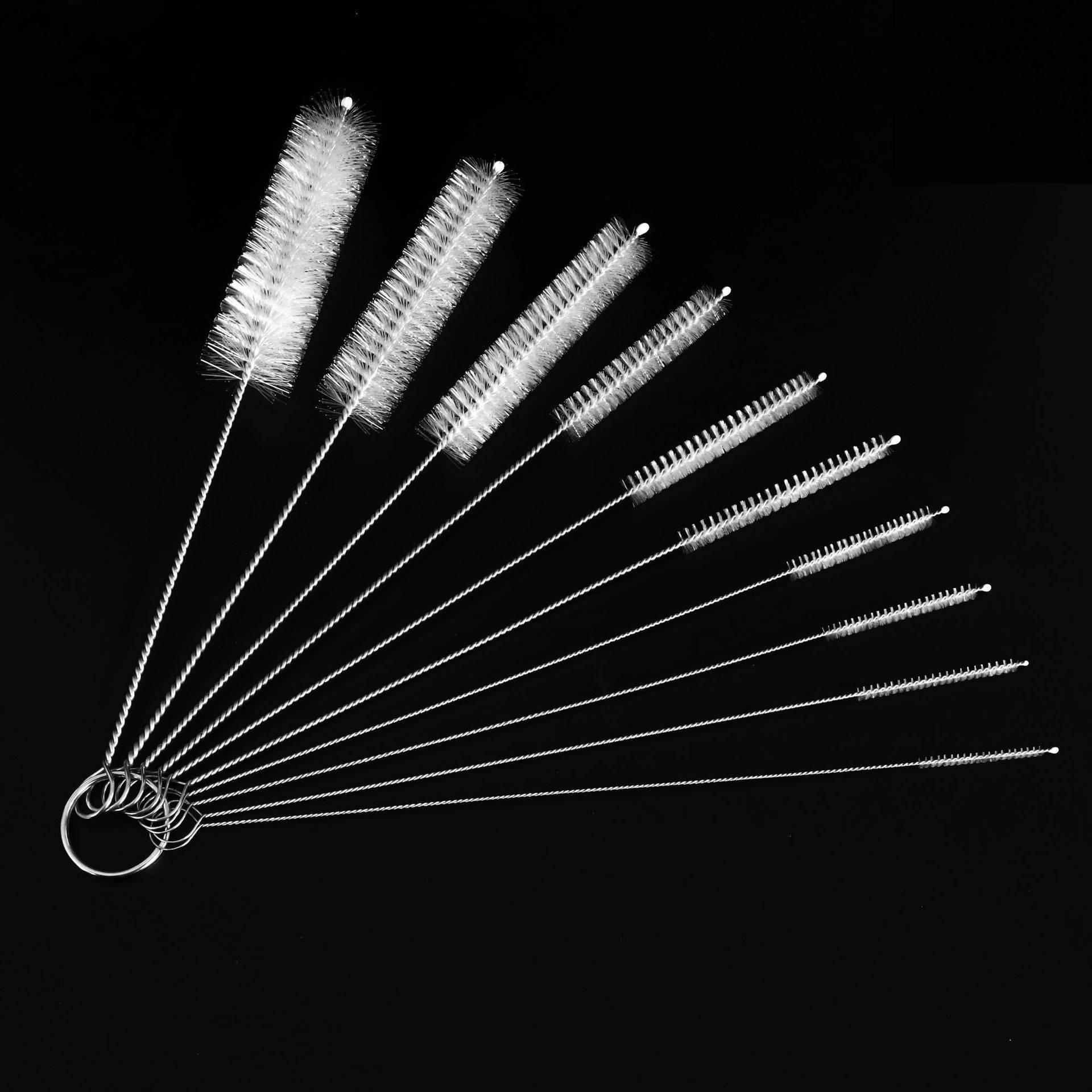Multifunktionale Reinigungsbürsten, 12er-Pack White