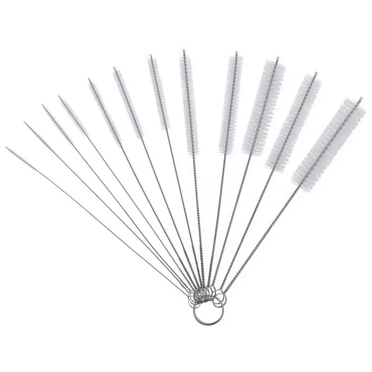 Multifunktionale Reinigungsbürsten, 12er-Pack White