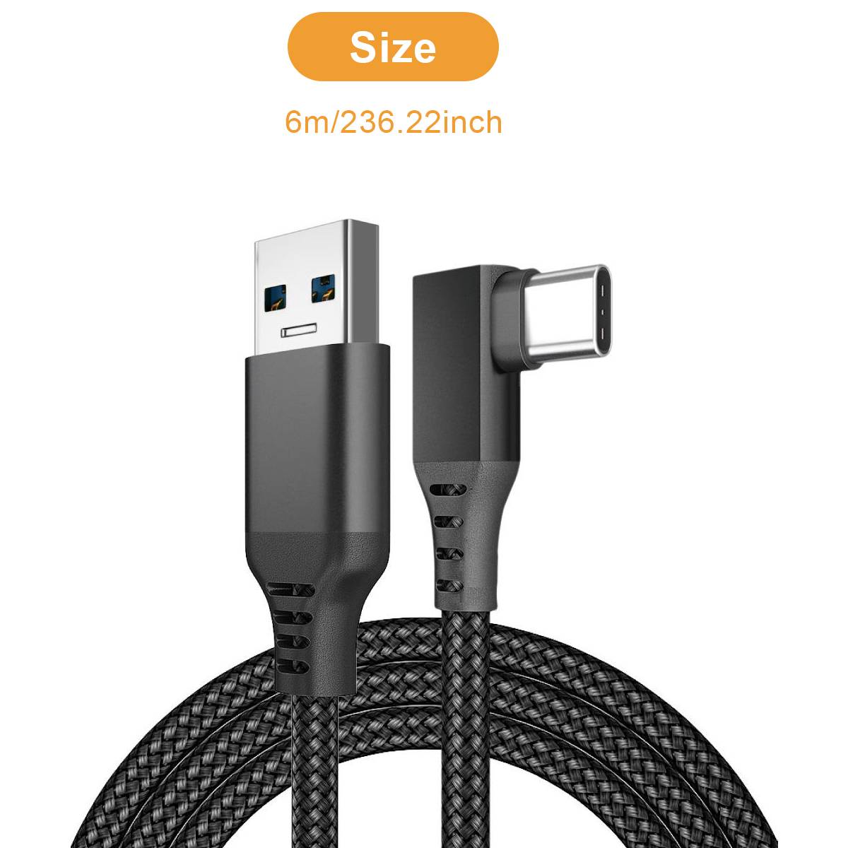Verbindungskabel Oculus Quest 2 Typ-C / USB 3.1 6 m