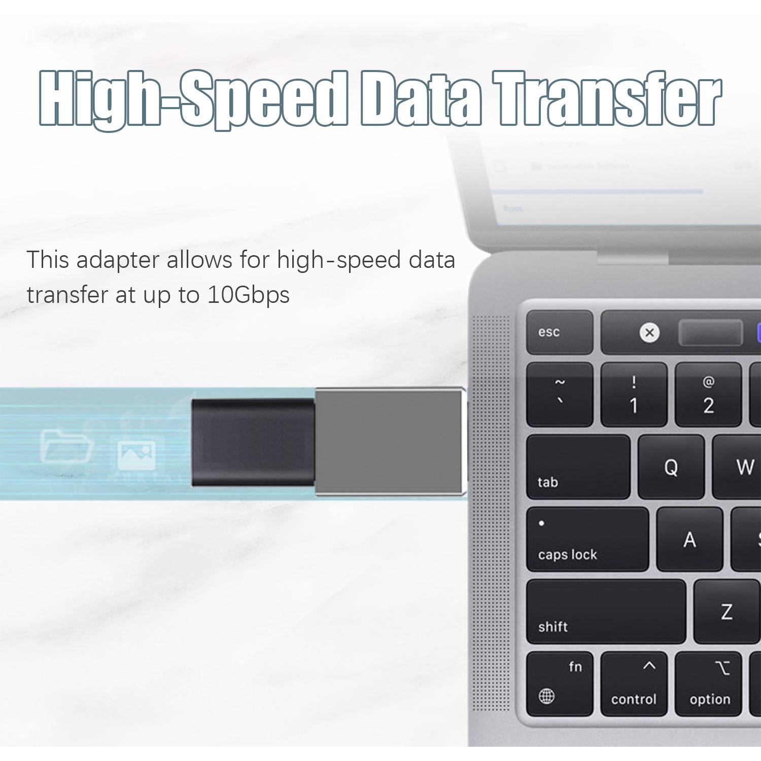 Adapter USB-C auf USB 3.2 LightGrey