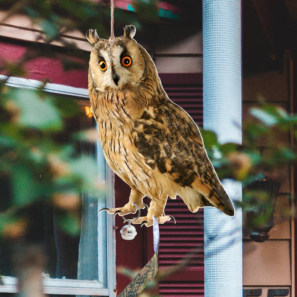 Hängende Eule - Vogelscheuche