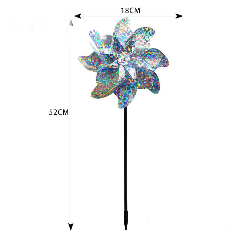 Vogelabwehr-Windrad 8 Flügel 1 Packung