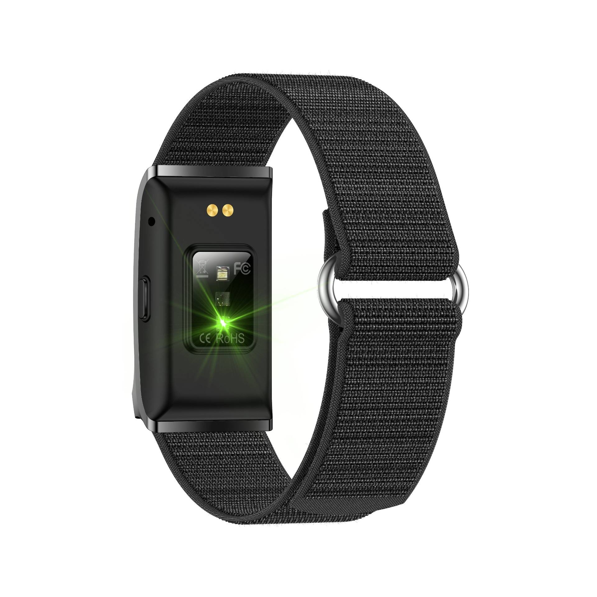 Multifunktionale Smartwatch mit Gesundheitstracking und GPS-Laufen – optimiert für Fitness Black