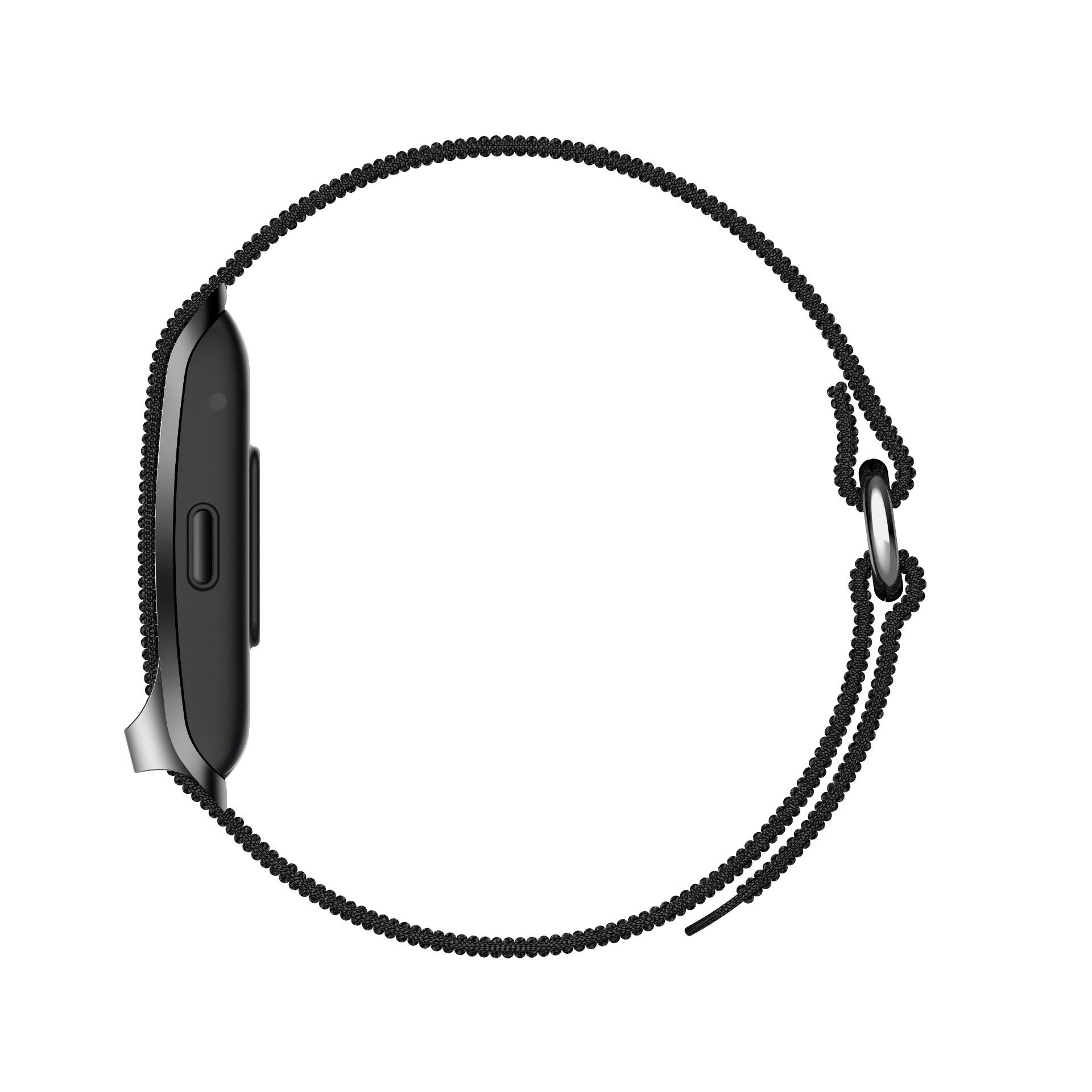 Multifunktionale Smartwatch mit Gesundheitstracking und GPS-Laufen – optimiert für Fitness Black
