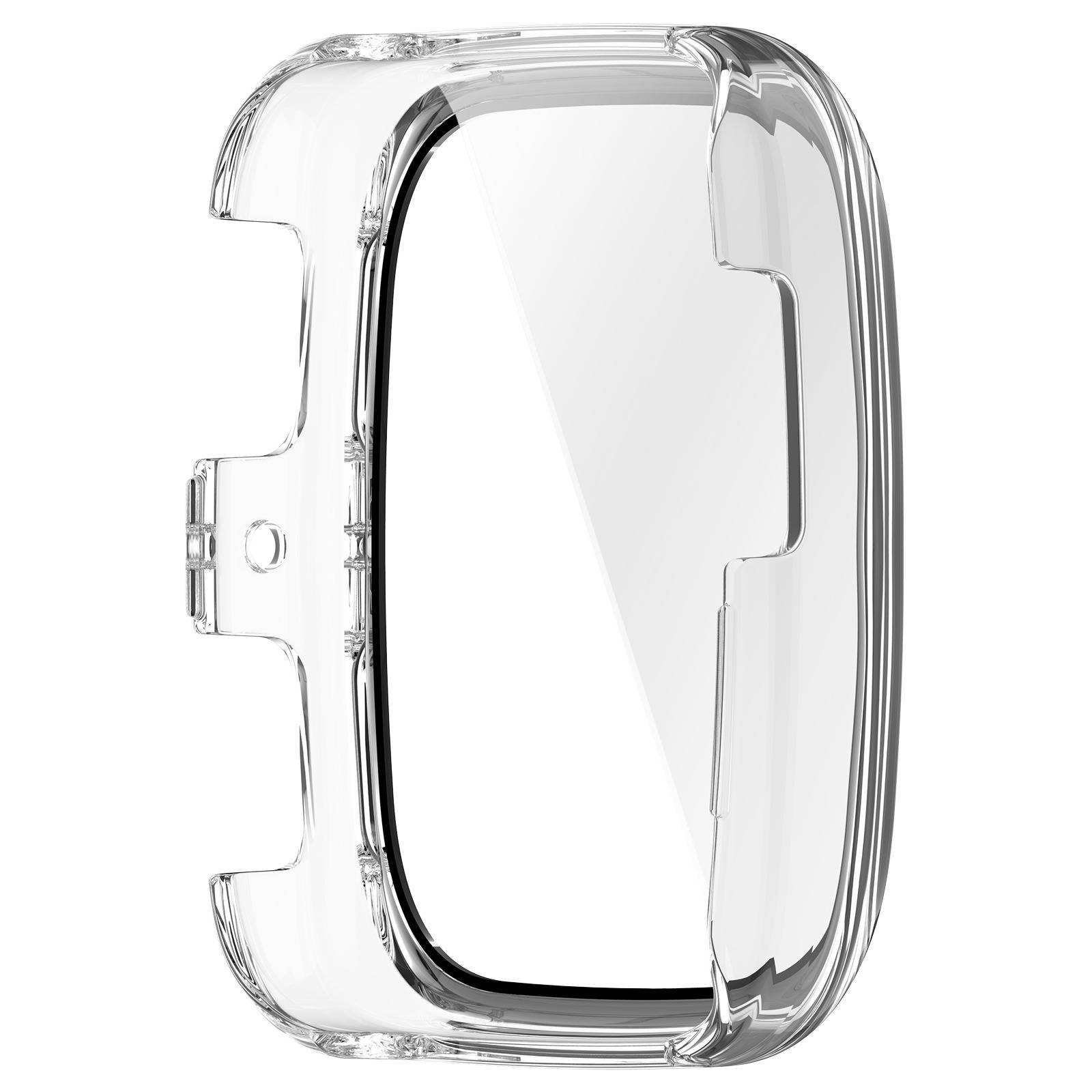 Amazfit Active 2 Square Schutzhülle: PC+Glas, 4.52x4cm, Komplettschutz Transparent