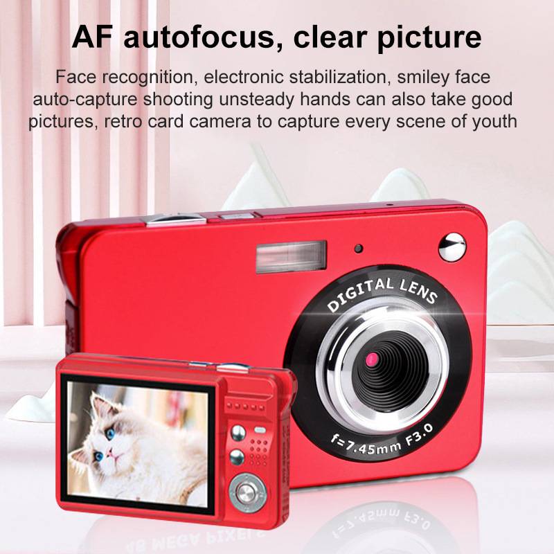 K09 Digitalkamera mit 32GTF-Karte - Halten Sie jeden Moment fest Red