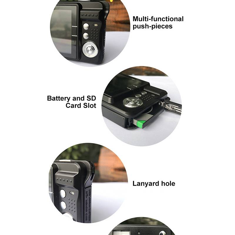 K09 Digitalkamera mit 32GTF-Karte - Halten Sie jeden Moment fest Red