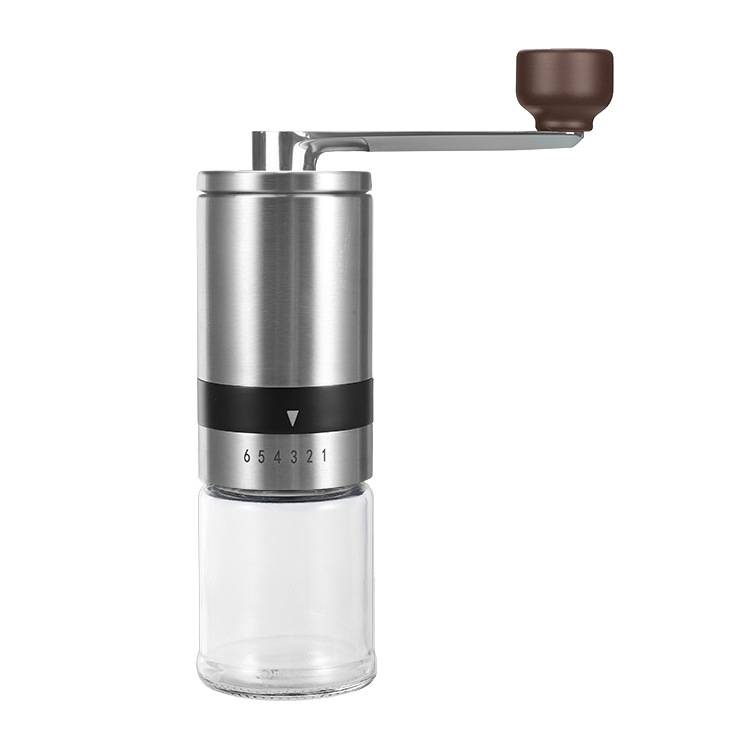 K4 Manuelle Kaffeebohnenmühle - Edelstahl & Keramik