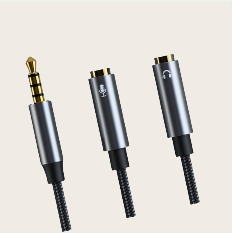CB01 Kopfhörer- und Mikrofon-Splitter-Adapter-Audiokabel Modell 2