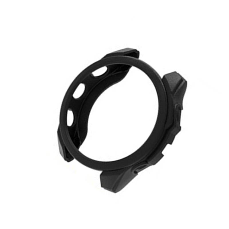 Garmin Forerunner 965 Uhrengehäuse - TPU-Abdeckung in schwarzer Ledertextur