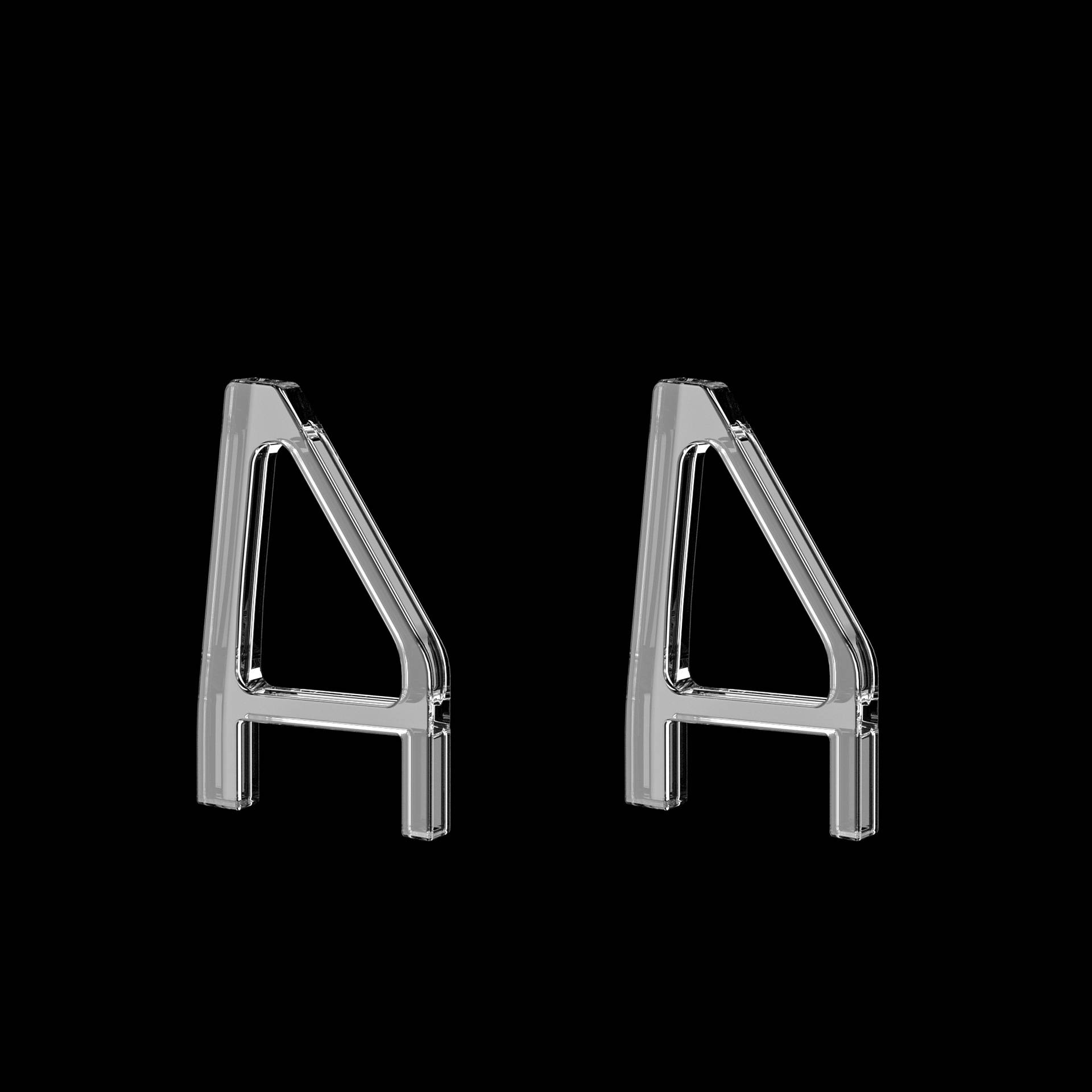 Transparenter vertikaler Ständer für PS5 Slim/Pro Disc Edition