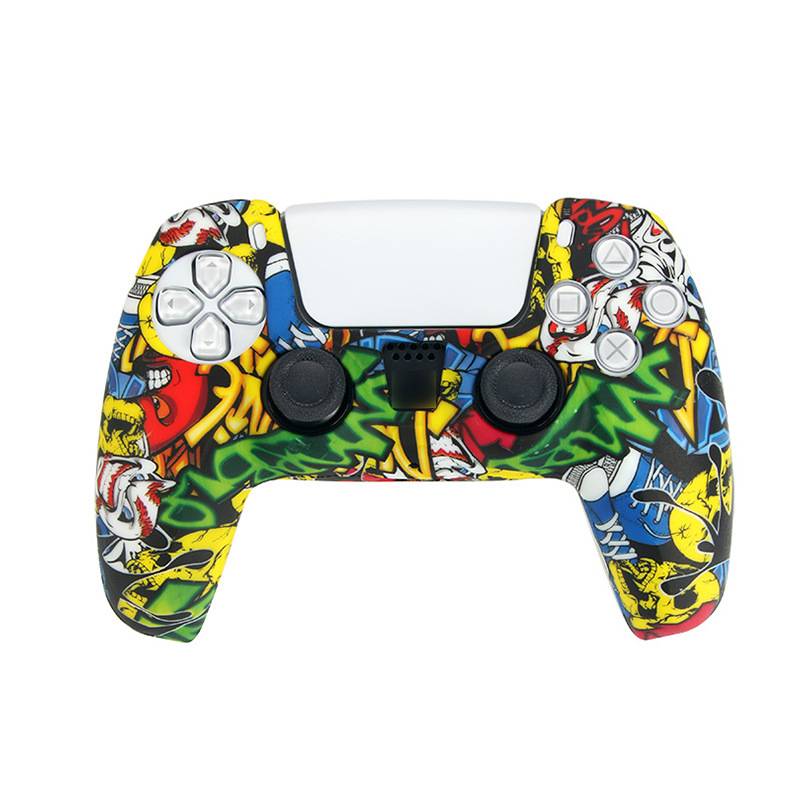 Camouflage-Silikonhülle für PS5-Controller E