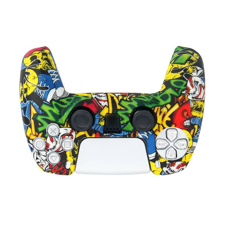 Camouflage-Silikonhülle für PS5-Controller E