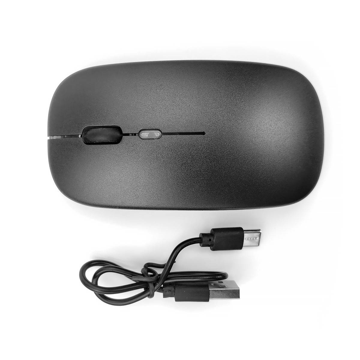 Kabellose Maus - 2,4G + Bluetooth Dual Mode, Schwarz beleuchtet