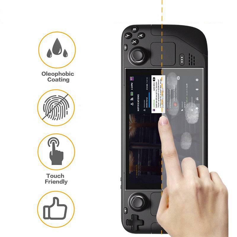 Steam Deck Displayschutz [HD Clear] 2er-Pack Modell 2