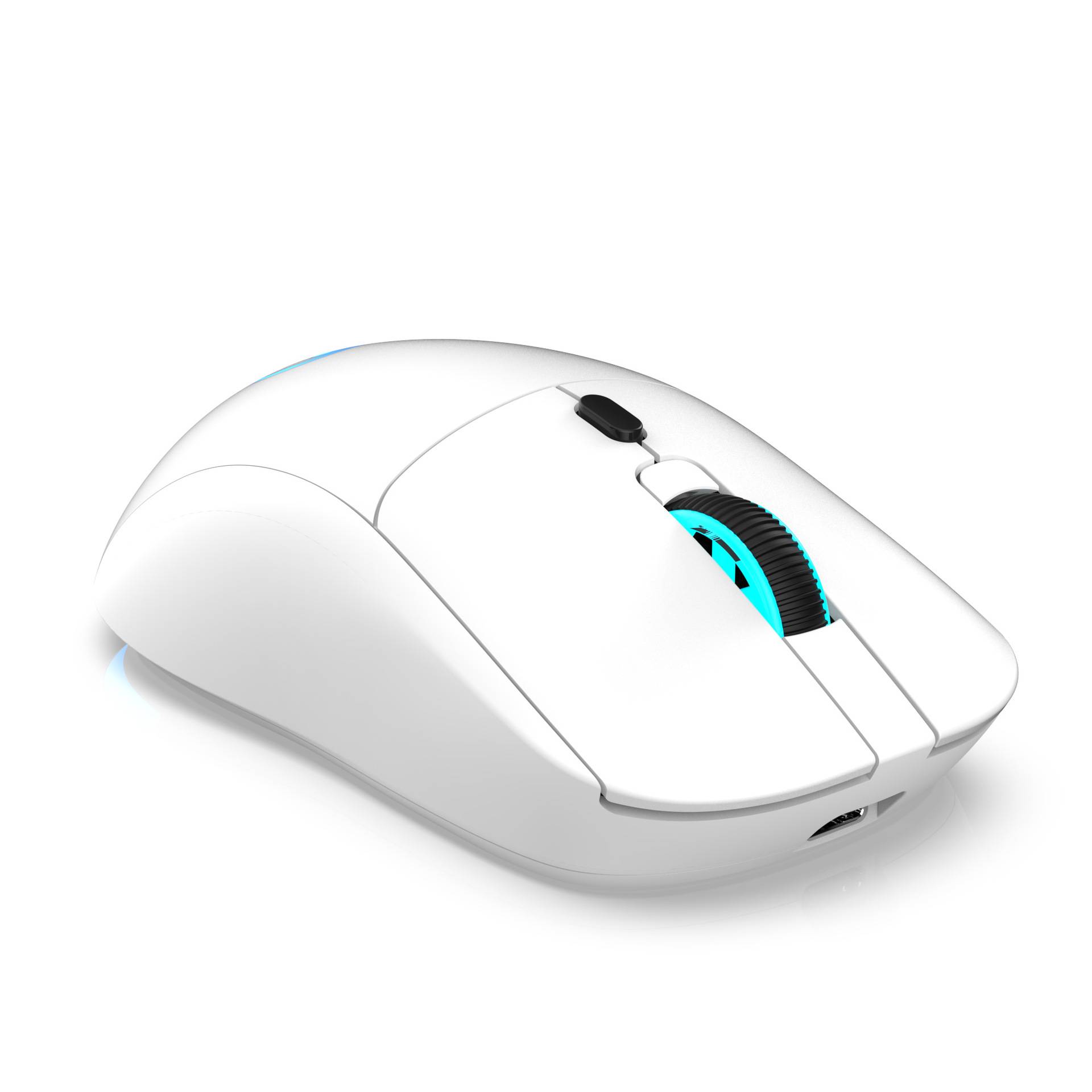 Kabellose Maus - Wiederaufladbar 2,4 G White