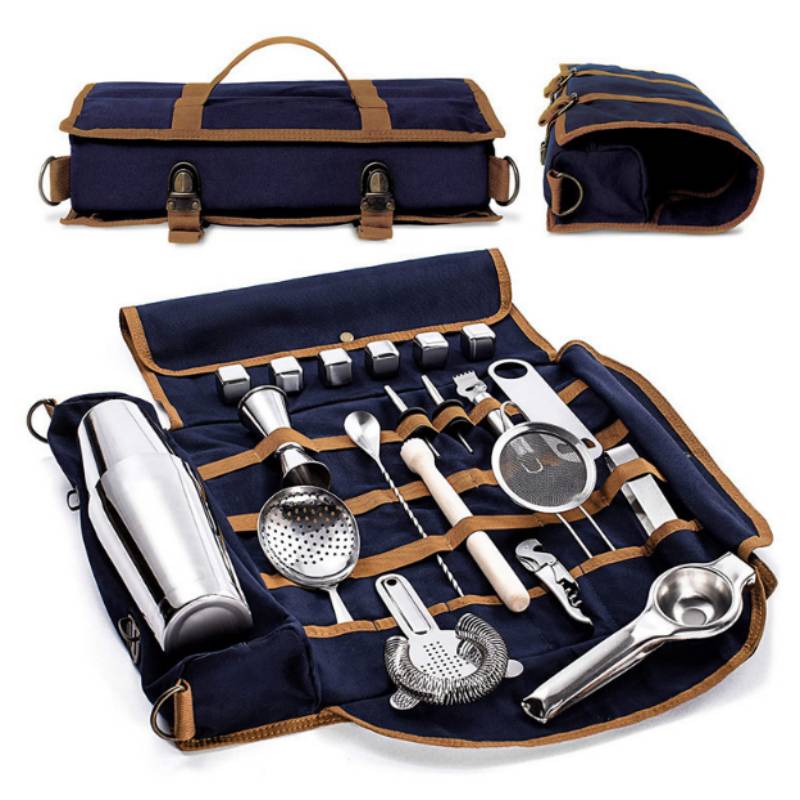 Barkeeper-Tasche – perfekt für Mixology unterwegs Blue