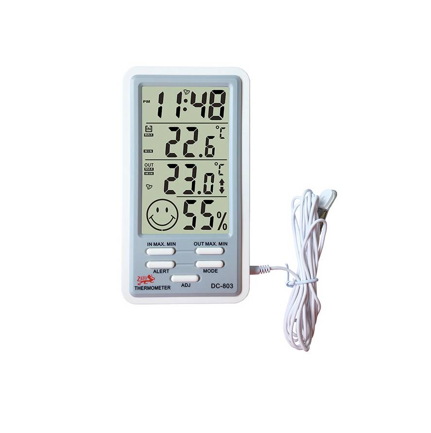 Multifunktionales Digitalthermometer mit großem Display