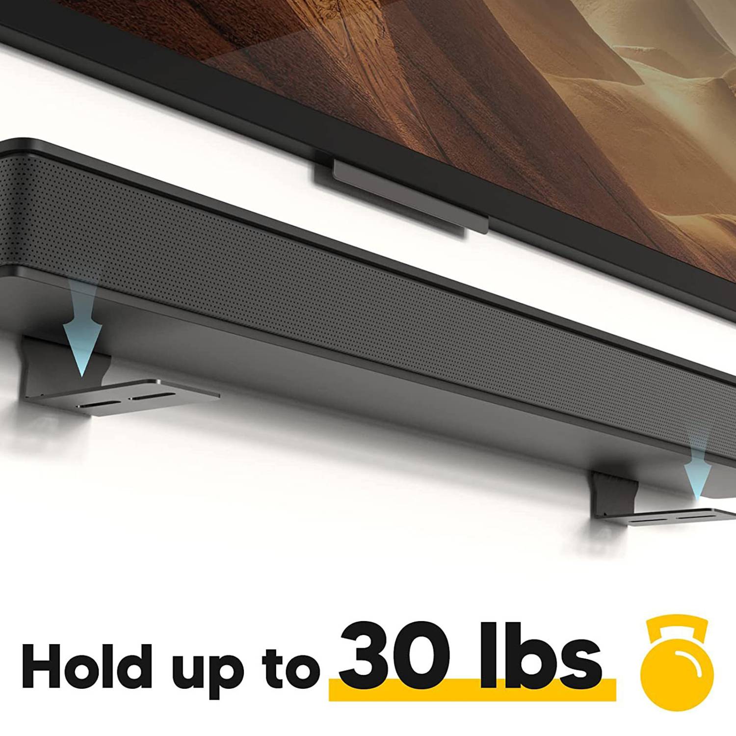 Wandmontierte Lautsprecherständer für Soundbars