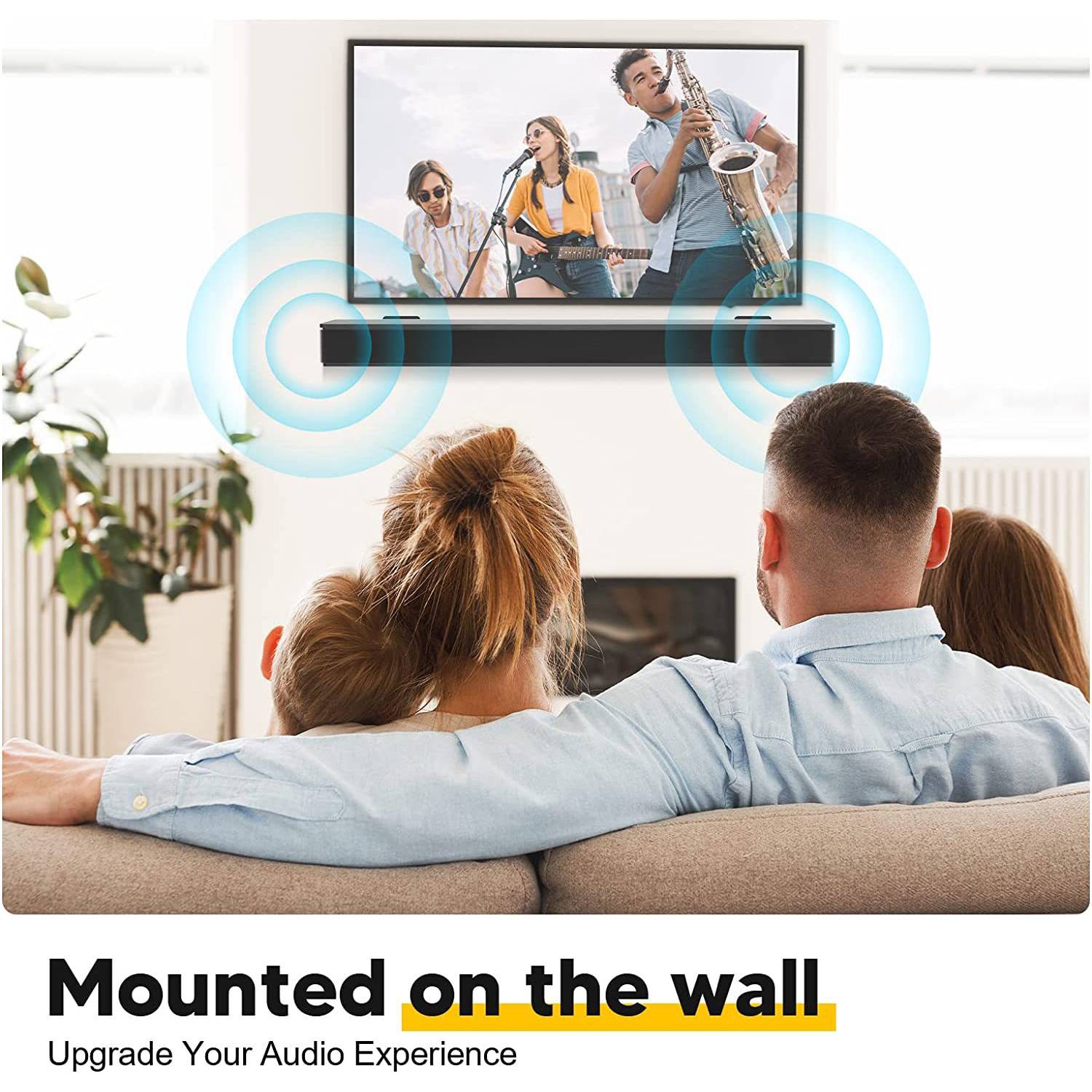 Wandmontierte Lautsprecherständer für Soundbars