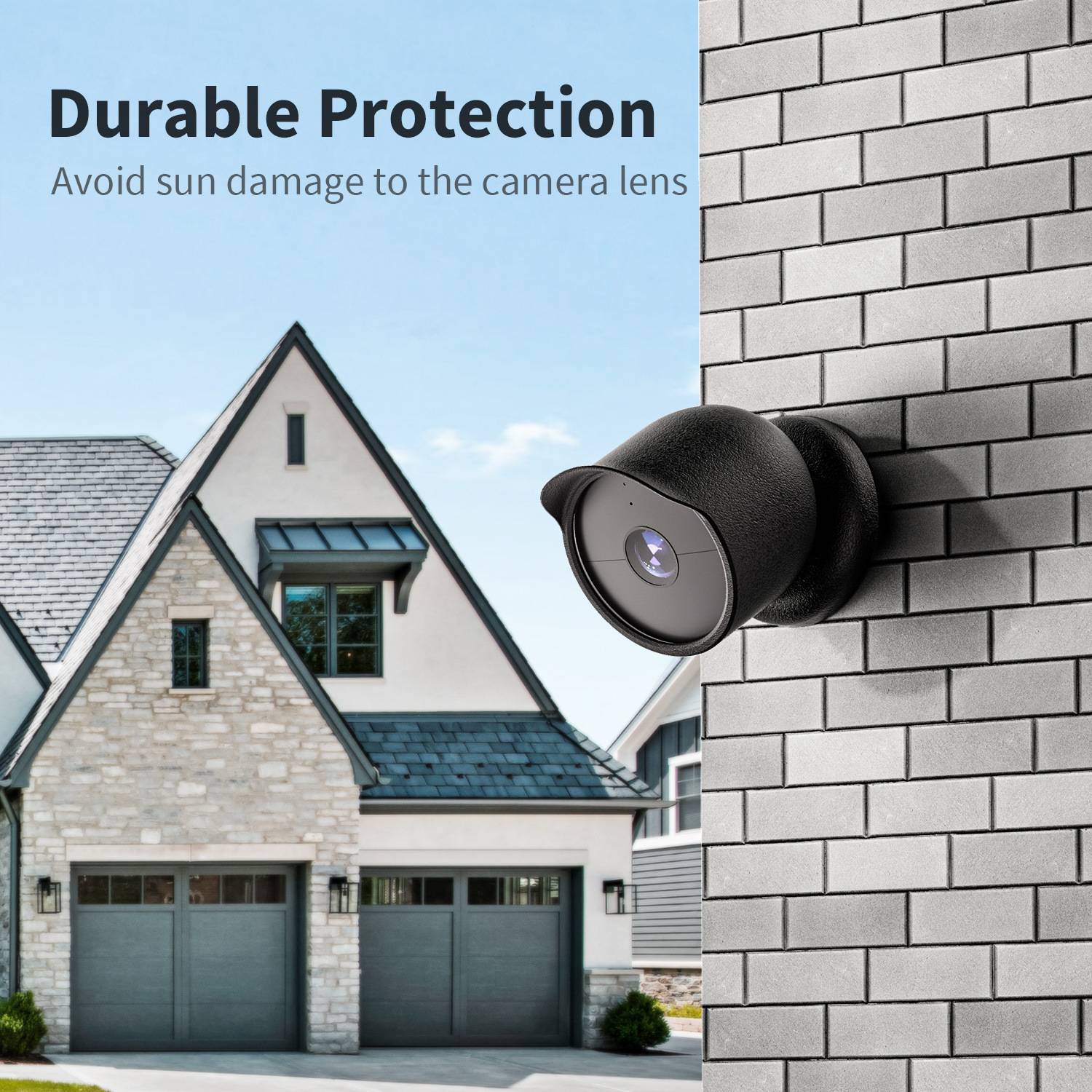 Schützende Silikonhülle für Google Nest Cam Black