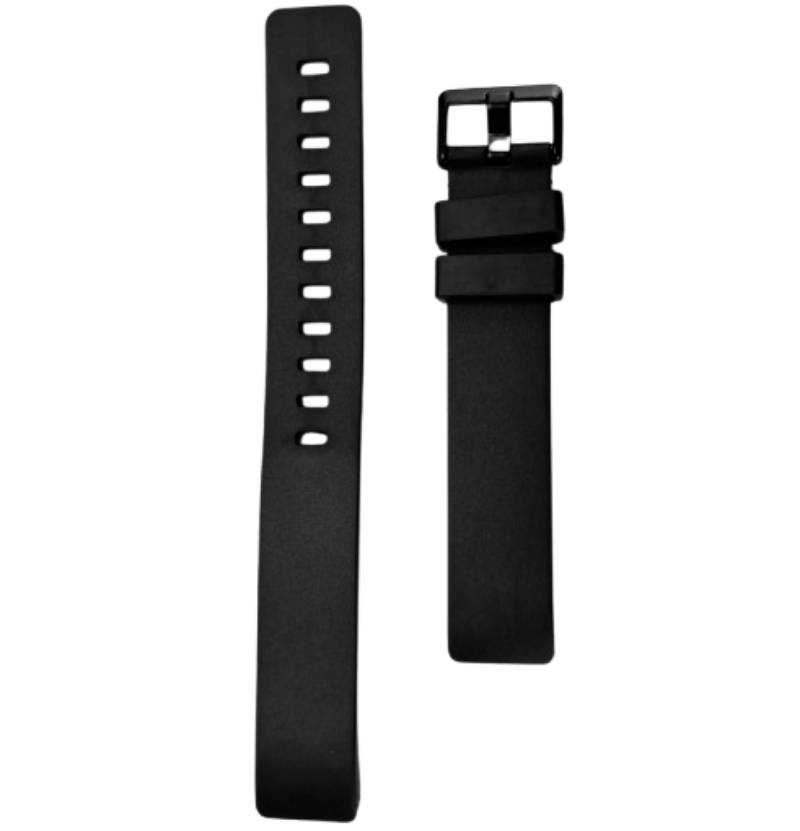 Silikonarmband für Fitbit Inspire/Inspire HR Black M