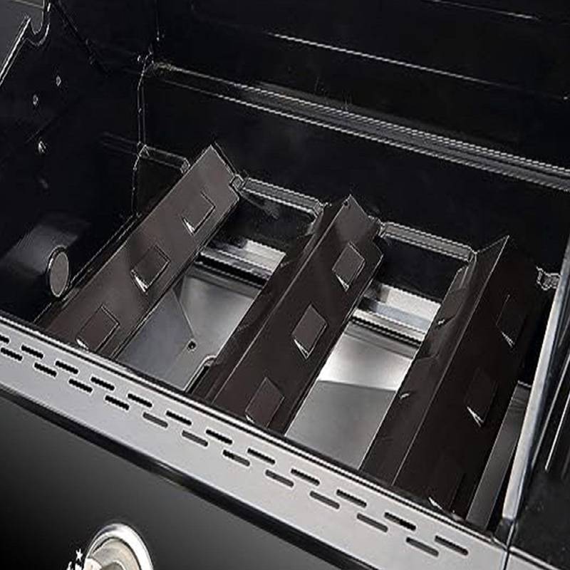 Grillheizplatten, 3er-Pack - Schwarz
