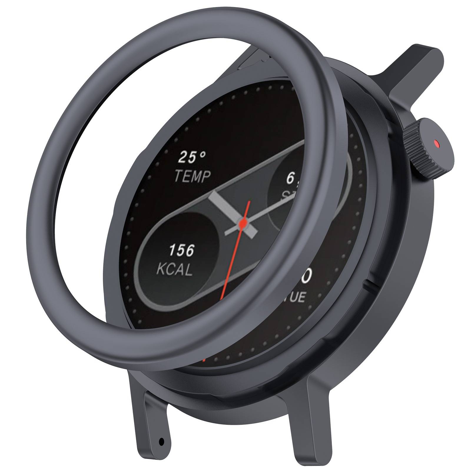 Metall-Lünette & Schutzfolie für CMF Watch Pro 2 – Mehrfarbig, 2-teilig Grey