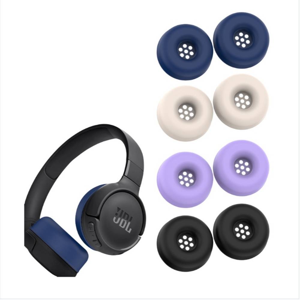 Silikon-Ohrpolster für JBL Tune 520BT Kopfhörer – Schutz und Komfort Black