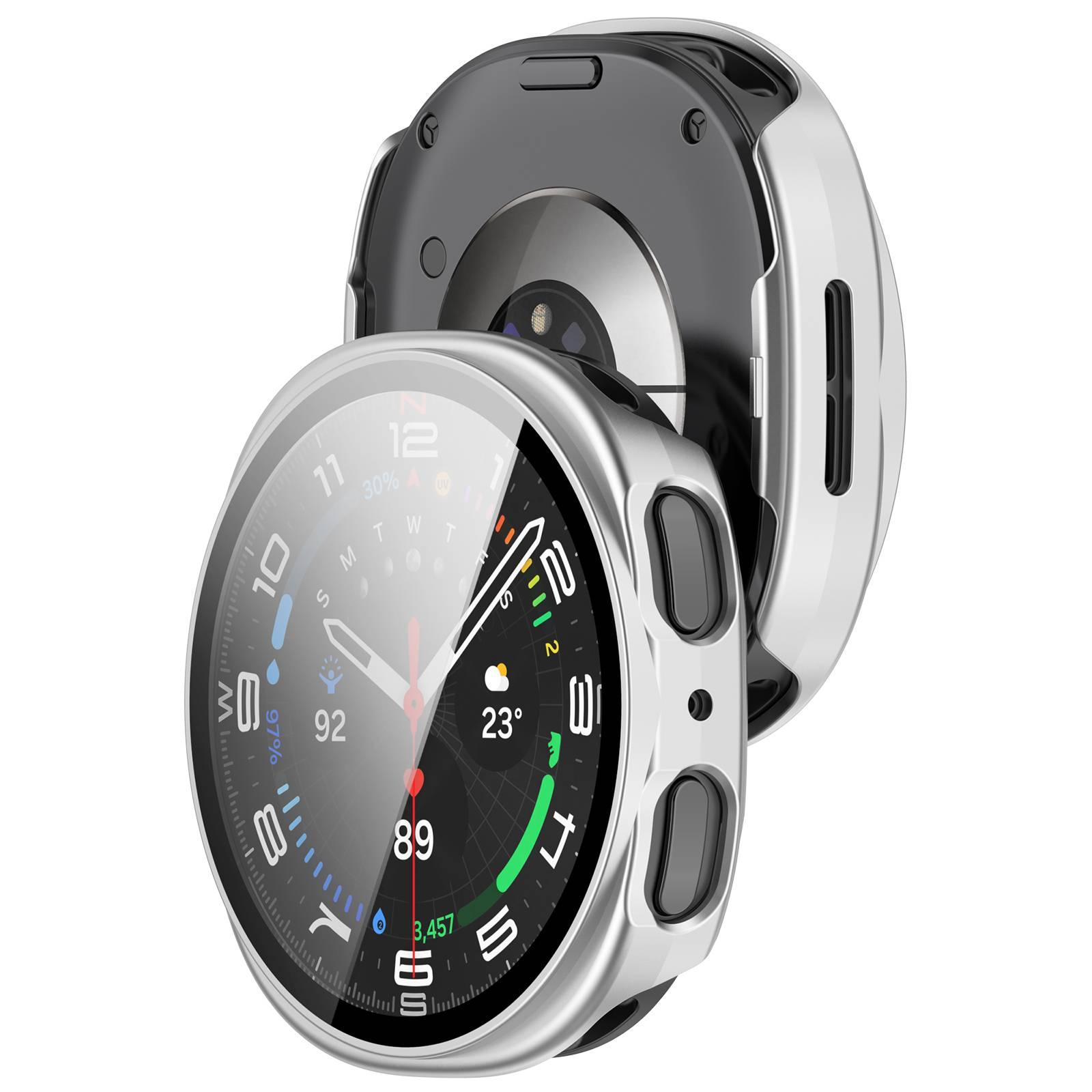 Hülle für Samsung Galaxy Watch 8 40mm Silver