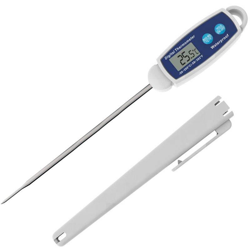 Verlängertes Lebensmittelthermometer für präzises Kochen