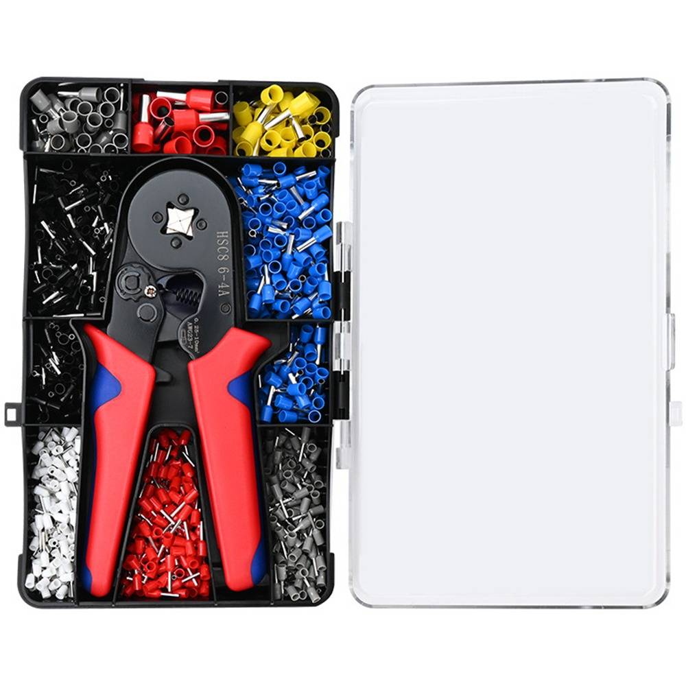 Aderendhülsen Set - 1200 Stück, Kupfer PVC, Verschiedene Farben