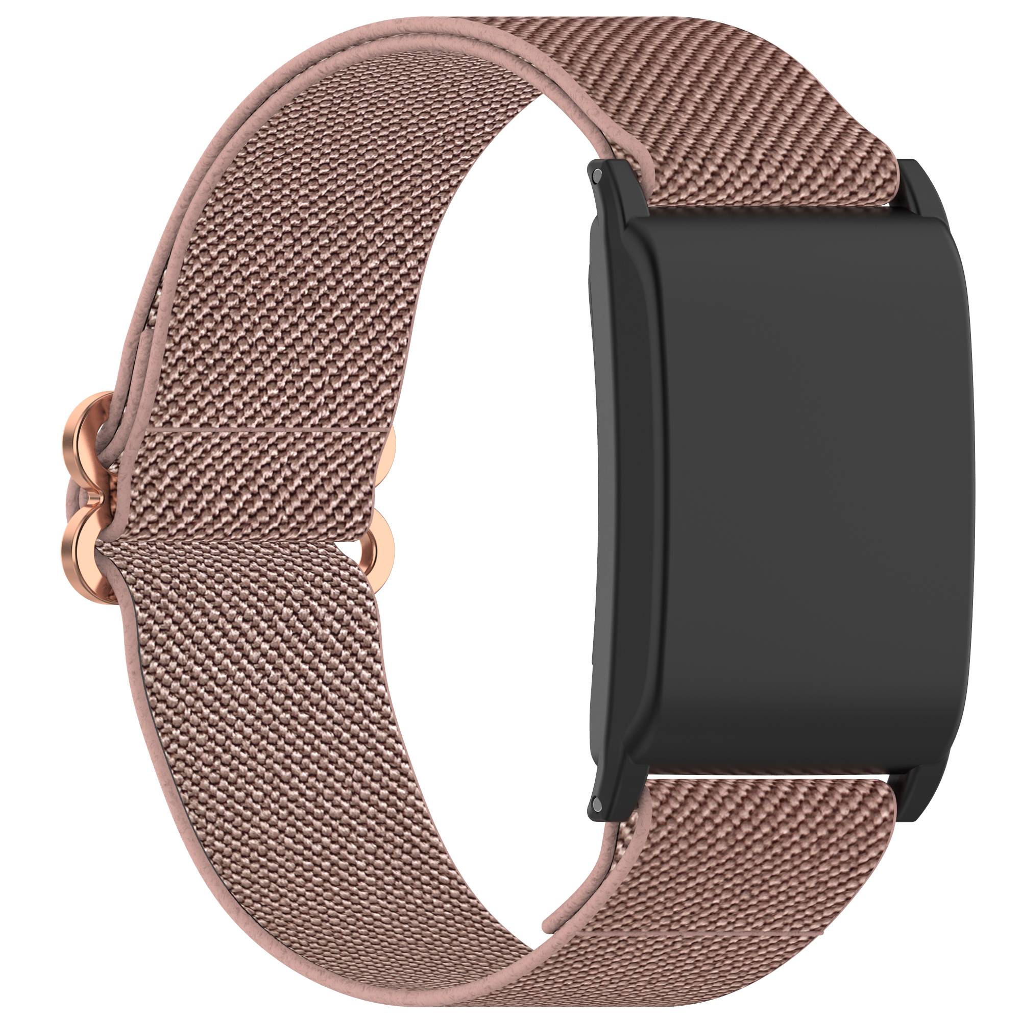 Roségoldenes gewebtes Nylonarmband für WHOOP 4.0 - Bequem & Stilvoll