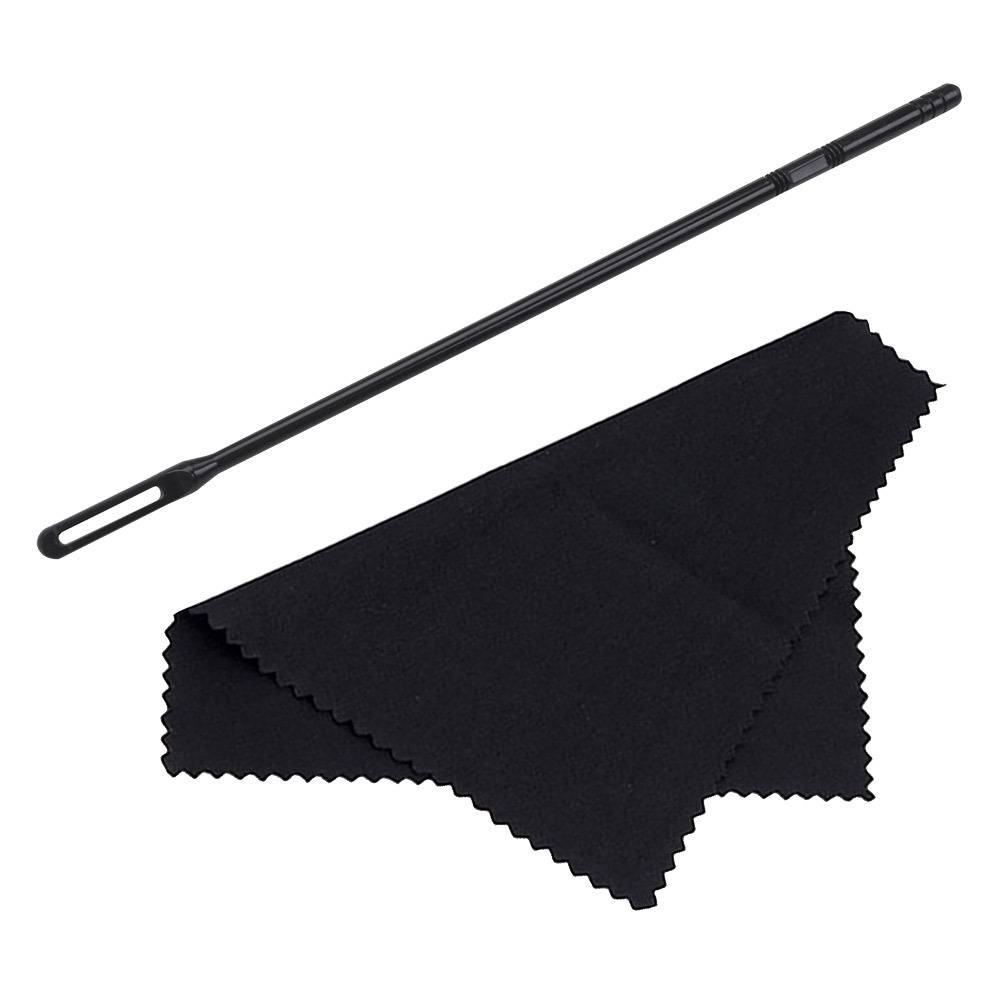Flötenreinigungsset mit Reinigungsstab und Tuch Black