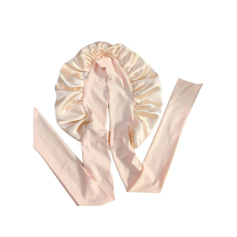 Schlafmütze aus 100 % seide für Damen LightPink