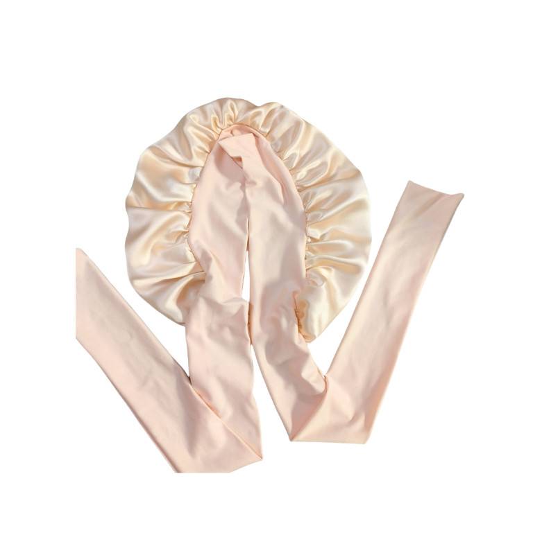 Schlafmütze aus 100 % seide für Damen LightPink