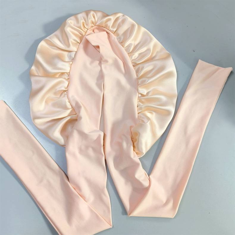 Schlafmütze aus 100 % seide für Damen LightPink