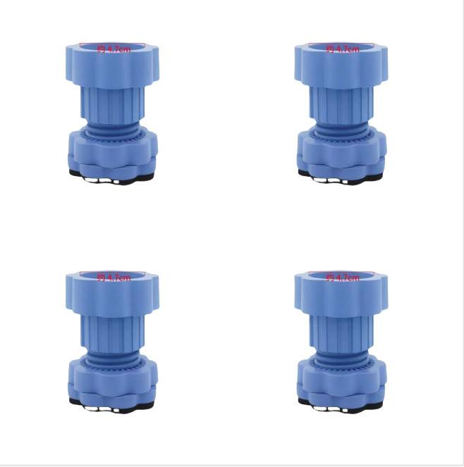 4 Stück Waschmaschinenfüße, Anti-Vibrations- & Anti-Rutsch-Gummipads