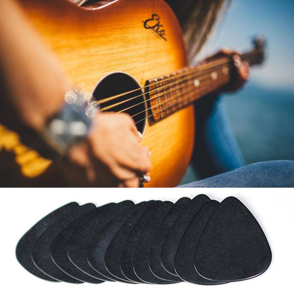 10er-Pack Gitarrenplektren für akustische E-Gitarre und Bass