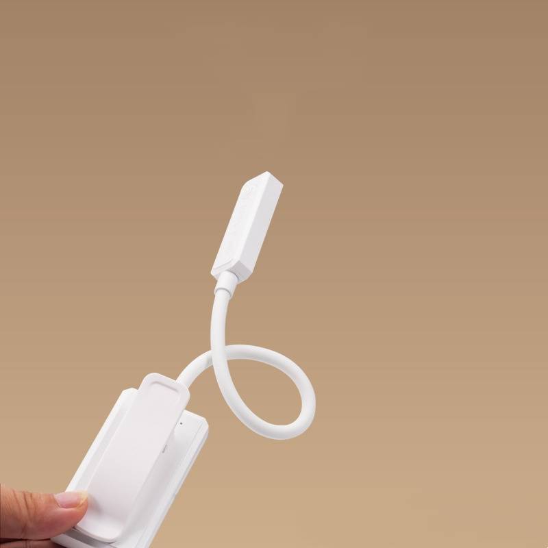 Biegbare Leselampe mit Clip - 10 LED-Birnen White