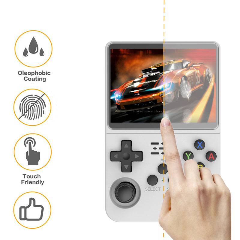 Displayschutz aus gehärtetem Glas für die R36S-Spielekonsole