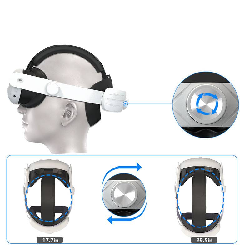 Verstellbares Kopfband für Meta Quest 3S White