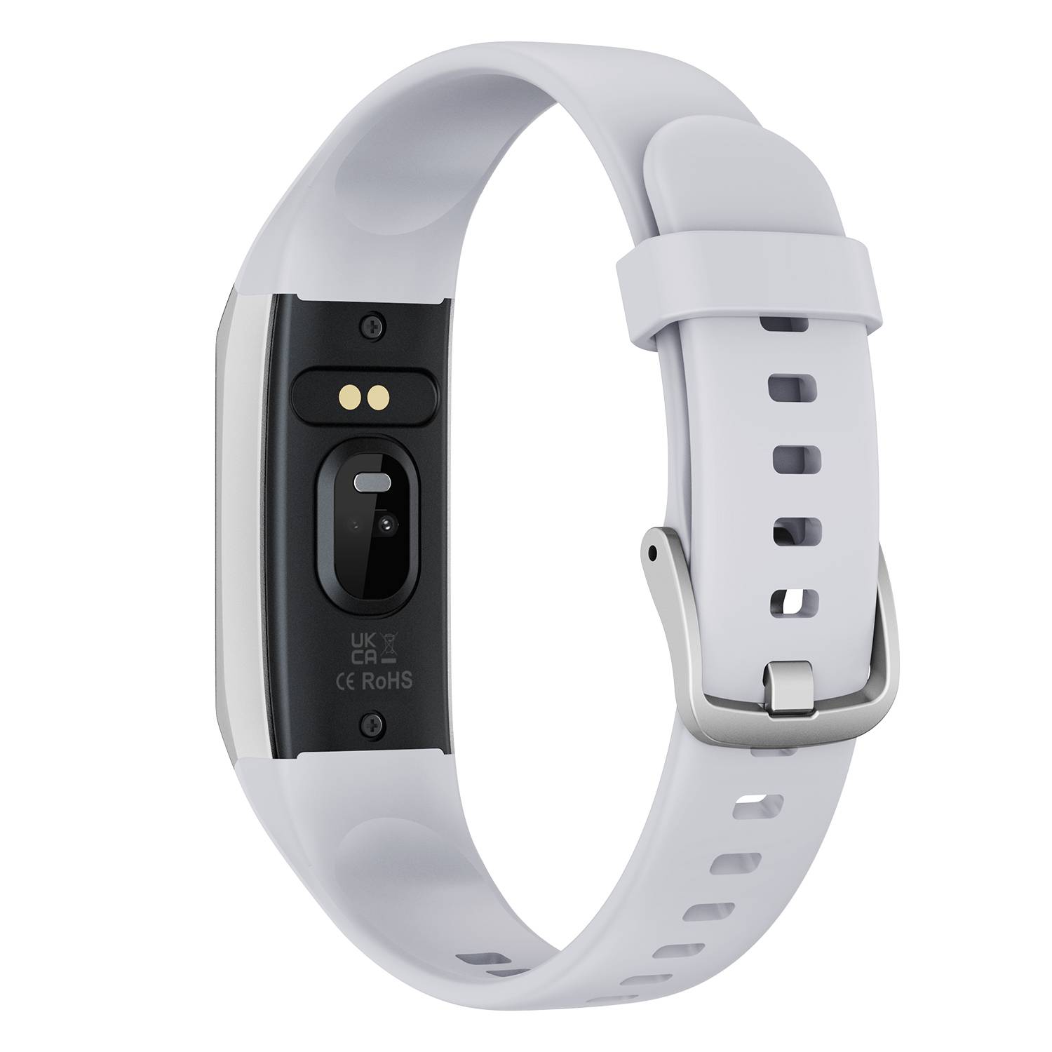 Smartwatch mit Herzfrequenz- und Blutdruckmesser Silver