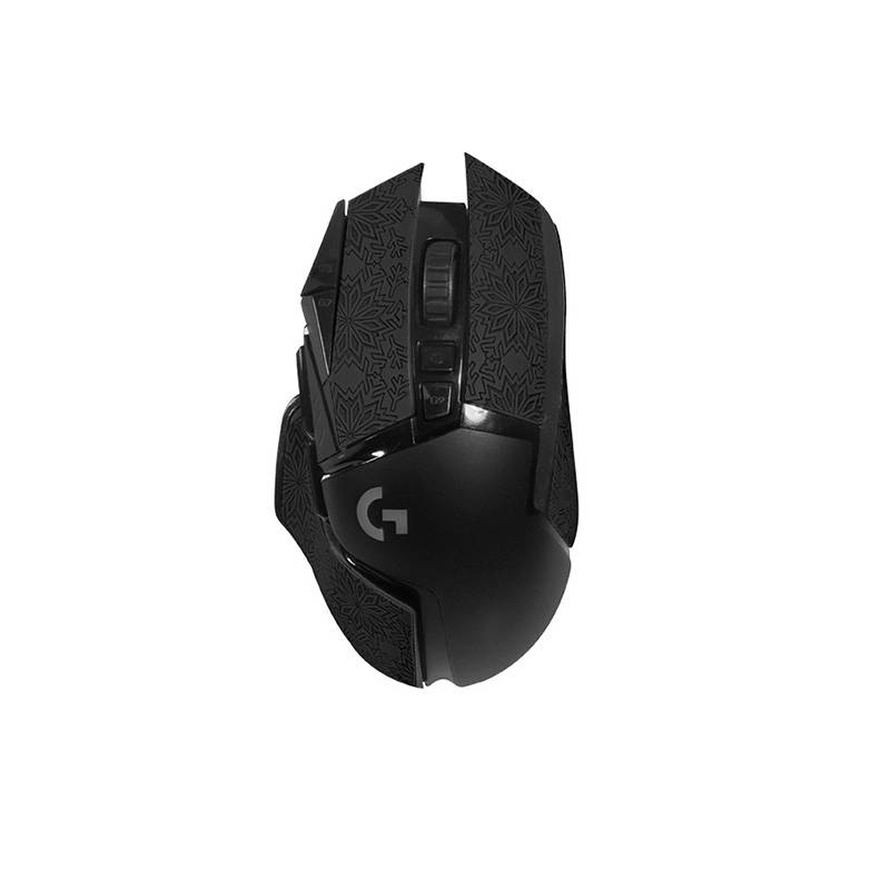 Verbesserte Griff-Mausaufkleber für Logitech G502 - Schwarz