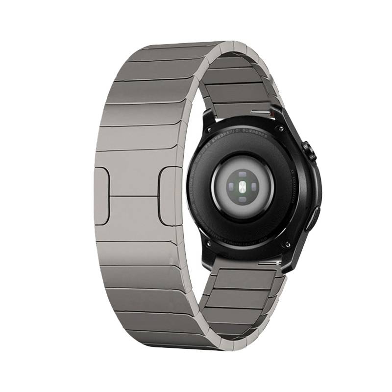Echtes Titan-Uhrenarmband - 22 mm mit Originalschließe Grey