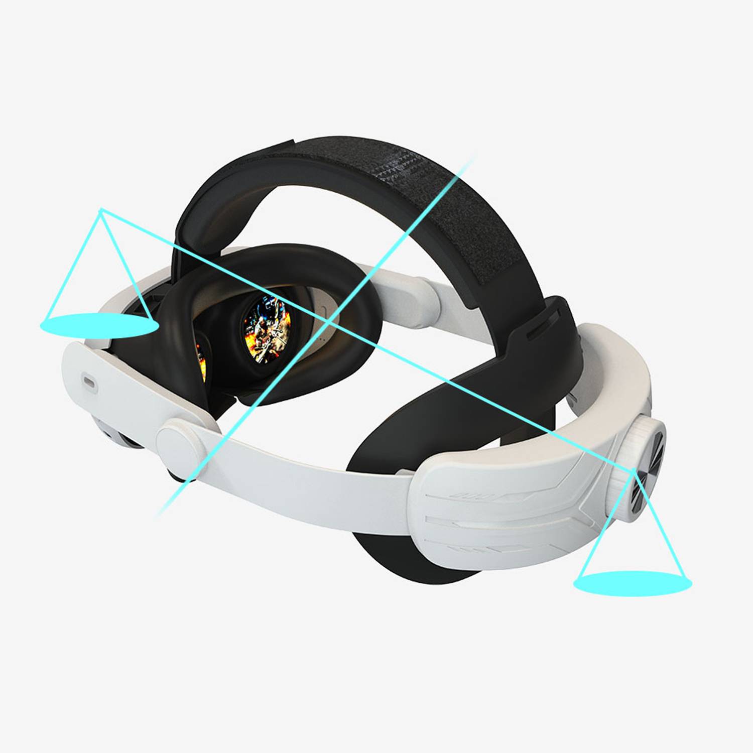 Verstellbares Kopfband für Meta Quest 3S Black