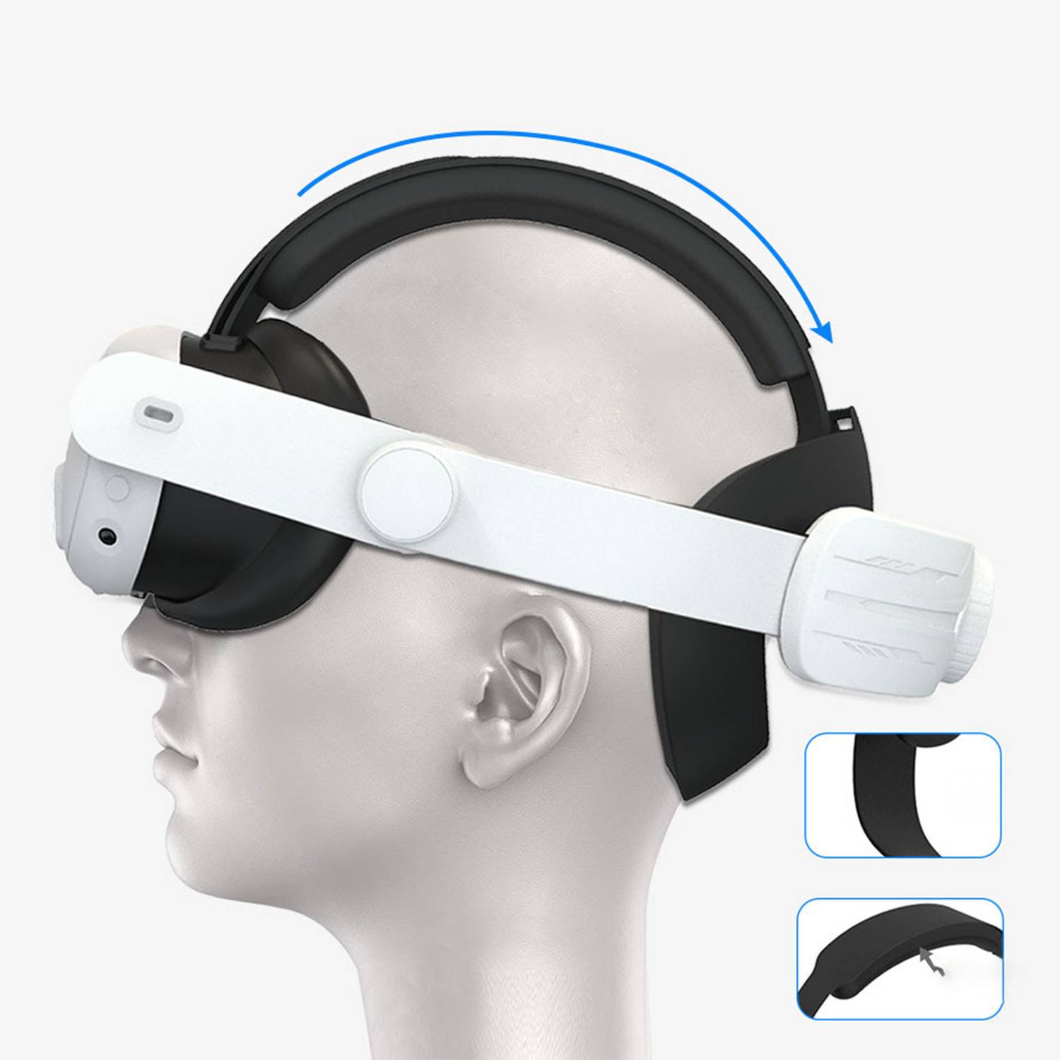 Verstellbares Kopfband für Meta Quest 3S Black