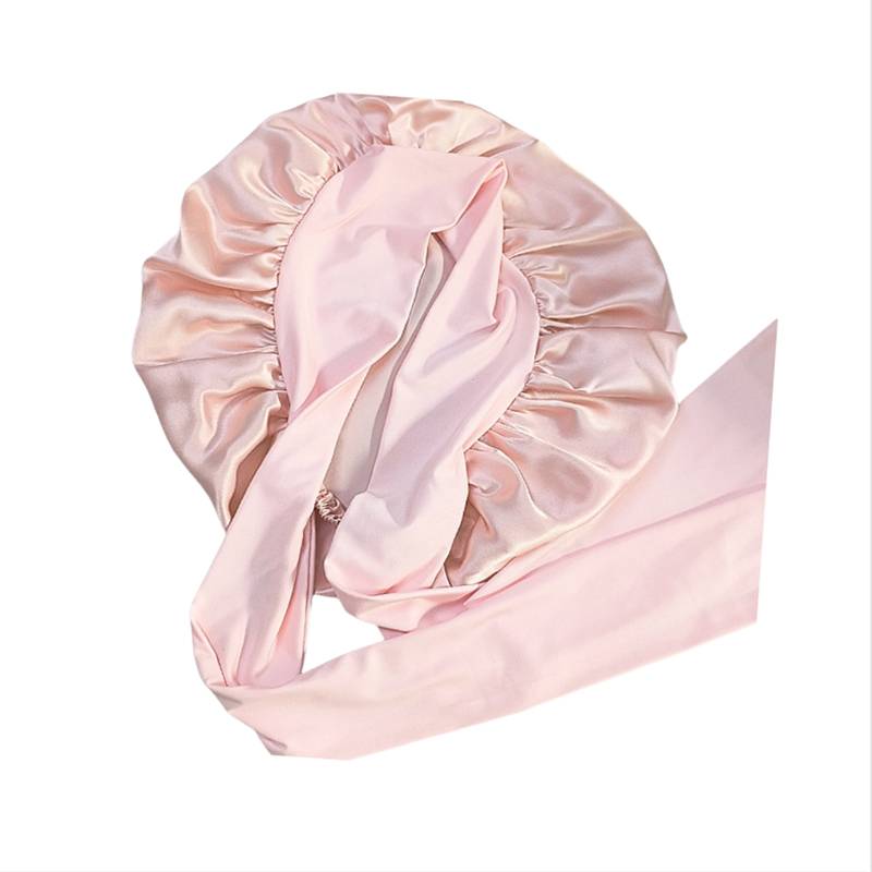 Schlafmütze aus 100 % seide für Damen Rubber pink