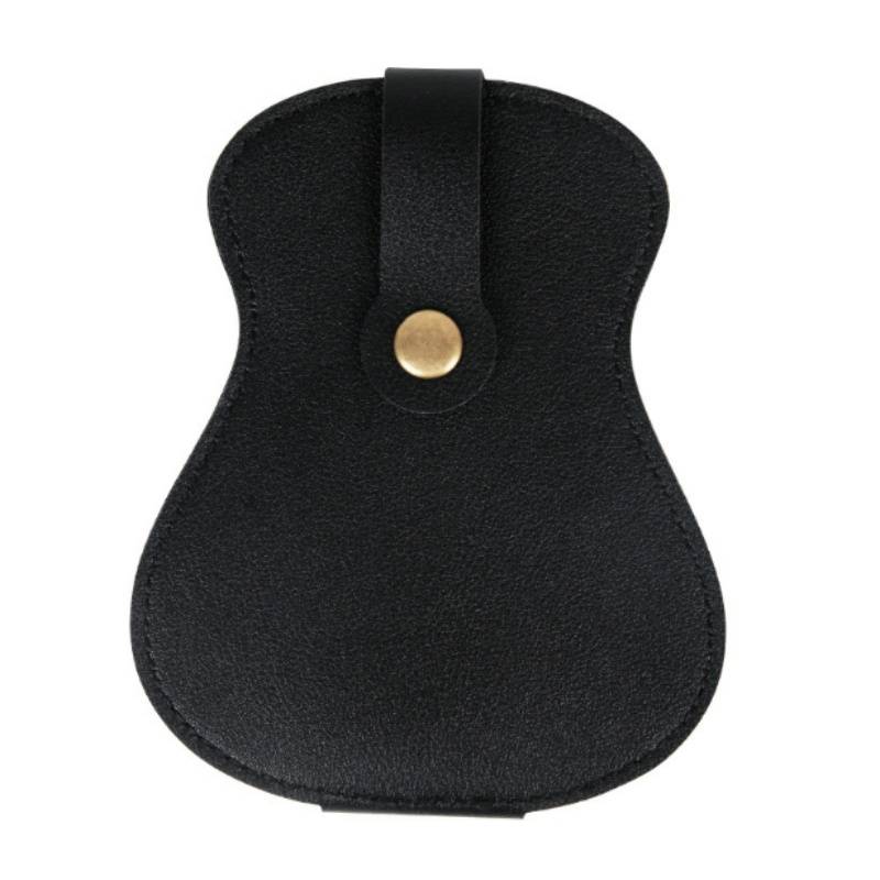 Gitarrenplektronentasche - Plectrum-Etui aus mit großer Kapazität Black